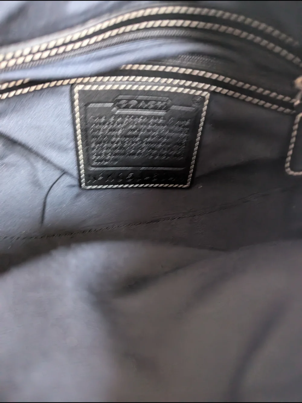 Coach Black Signature Jacquard Shoulder Bag with Charm